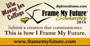 frame my future scholarship