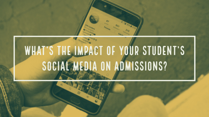 social media admissions