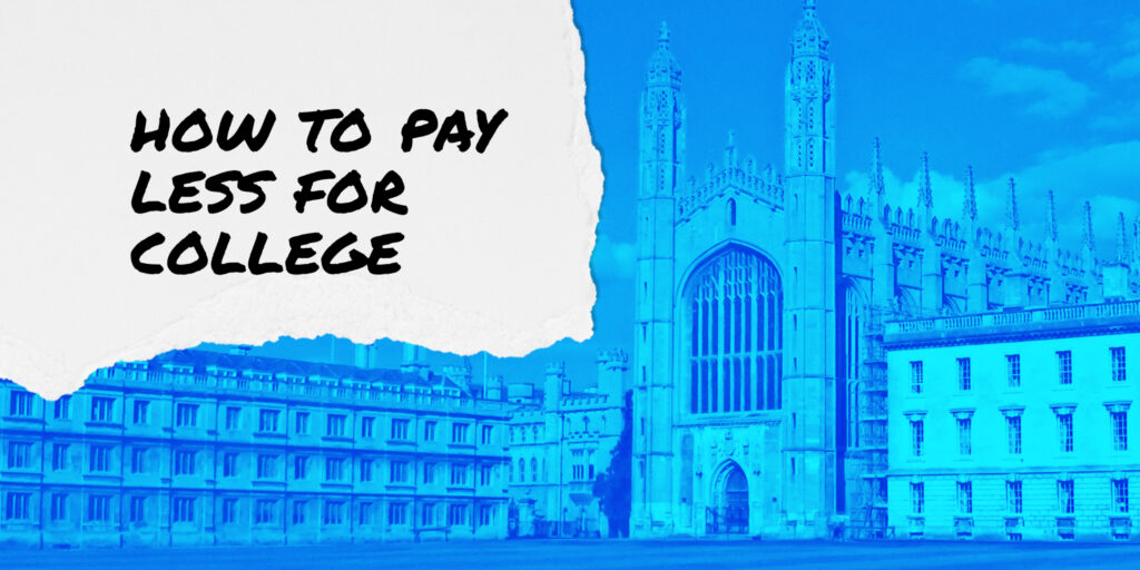 pay less for college