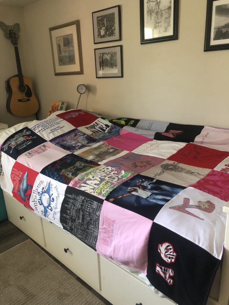 project repat t-shirt quilt