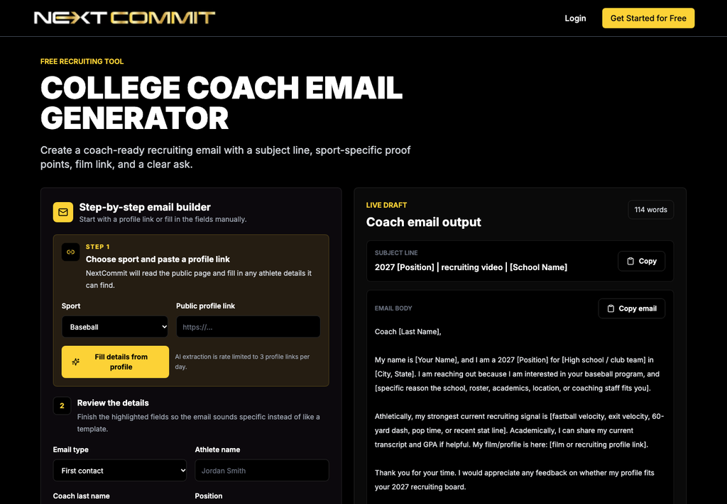 next commit